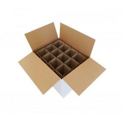 Ensemble composé: 1 Carton + 2 Croisillons de 12 verres + 1 Intercalaire