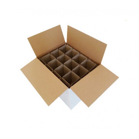 Ensemble composé: 1 Carton + 2 Croisillons de 12 verres + 1 Intercalaire